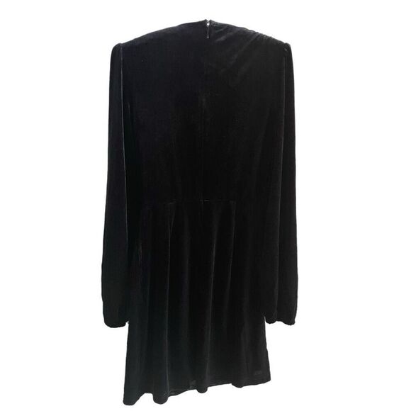 Rachel Parcell Keyhole Long Sleeve Velvet Minidress - Picture 3 of 5